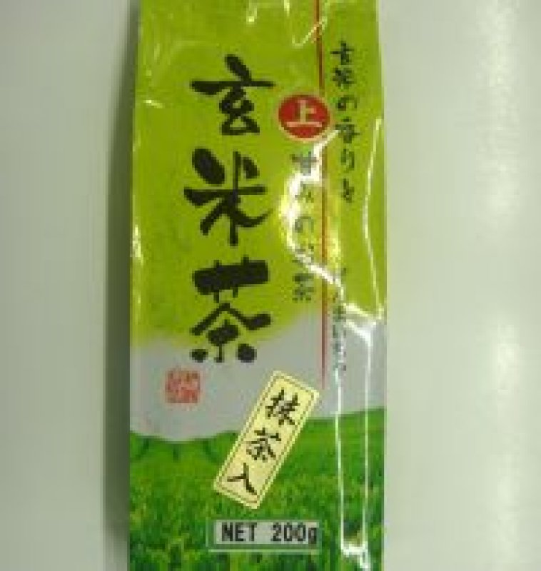 画像1: 玄米茶（上）抹茶入200ｇ　Genmaicha-Brown rice tea (high quality) with matcha　200g (1)