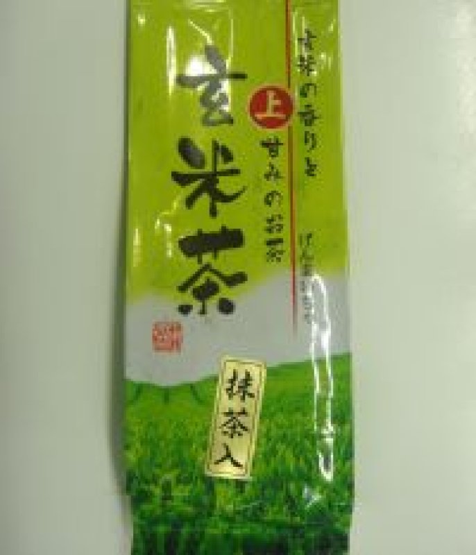 画像1: 玄米茶（上）抹茶入　Genmaicha-Brown rice tea (high quality) with matcha (1)