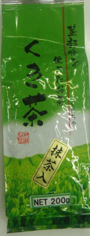 画像1: くき茶（抹茶入）Kuki cha (Stem tea) with matcha 200g (1)
