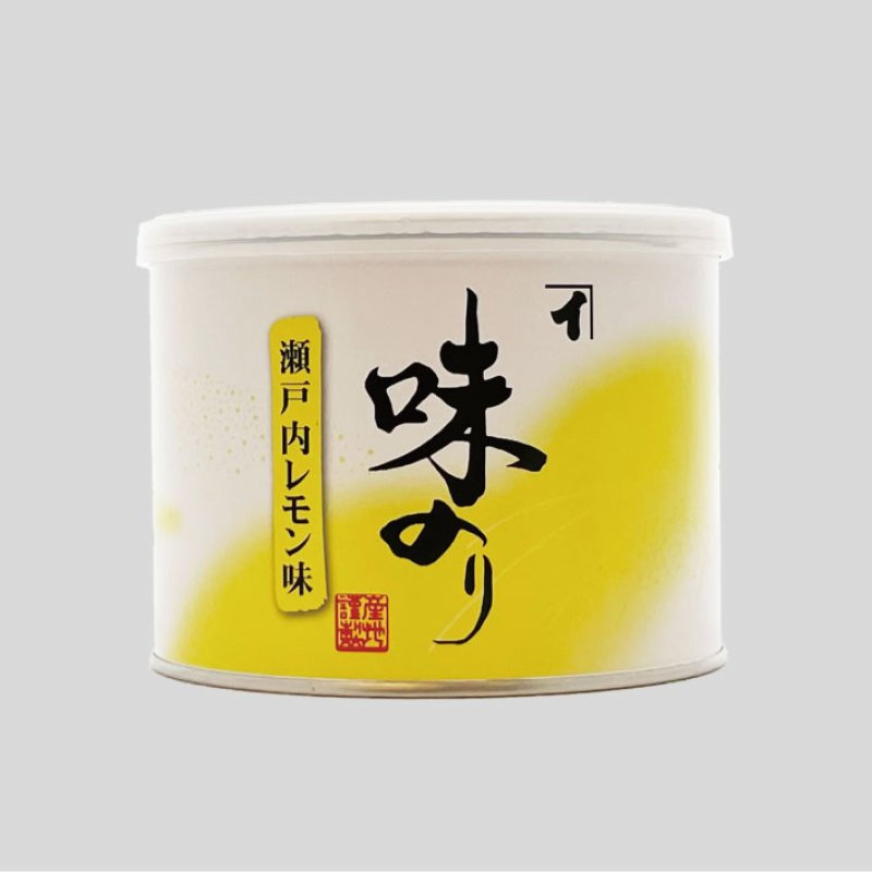 画像1: 味のり　瀬戸内レモン味（食卓缶) Flavored seaweed SETOUCHI LEMON (Steel cans) (1)