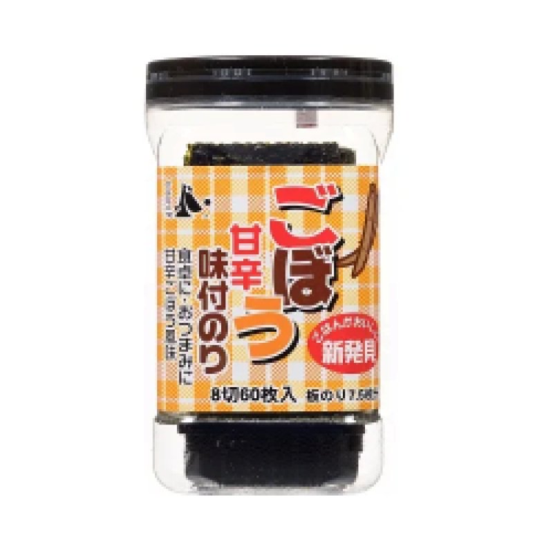画像1: ごぼう甘辛味付のり Burdock with sweet and spicy seaweed (Plastic Cans) (1)