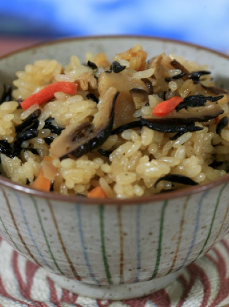 画像1: 炊き込みひじきご飯の素 （3合2回分）"Seasoning for takikomi hijiki rice "