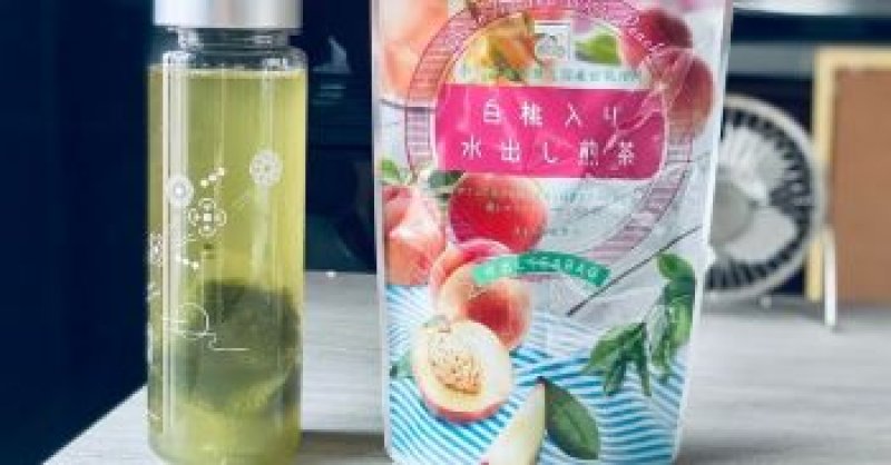 画像1: 白桃入り煎茶 ティーバッグ　 3g×10包 　Green tea and White peach