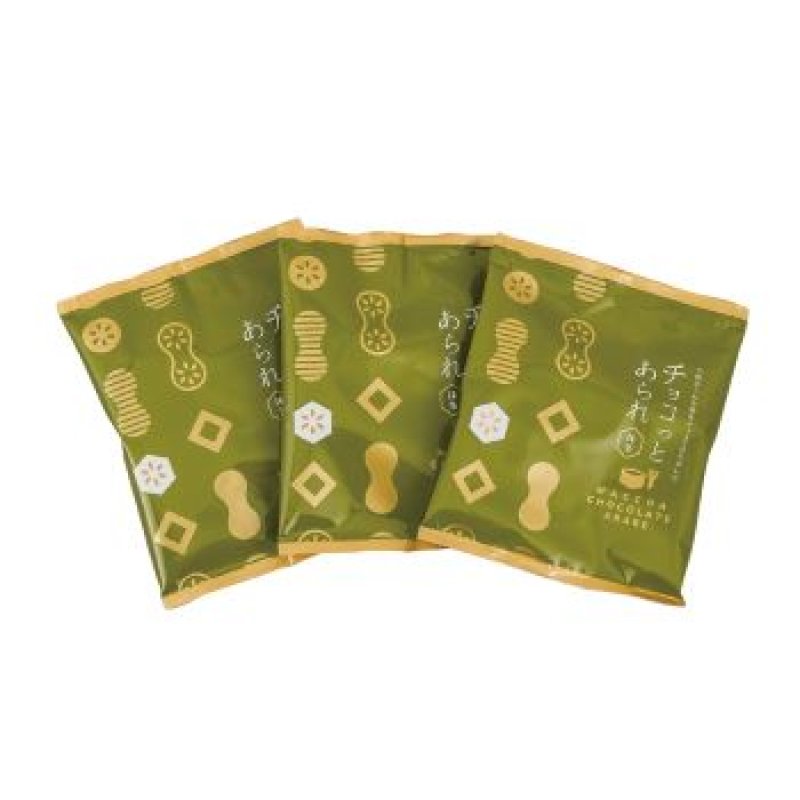 画像1: チョコっとあられ　抹茶 袋入（18g×6袋）"Choco & Arare Matcha"  18gX6packs