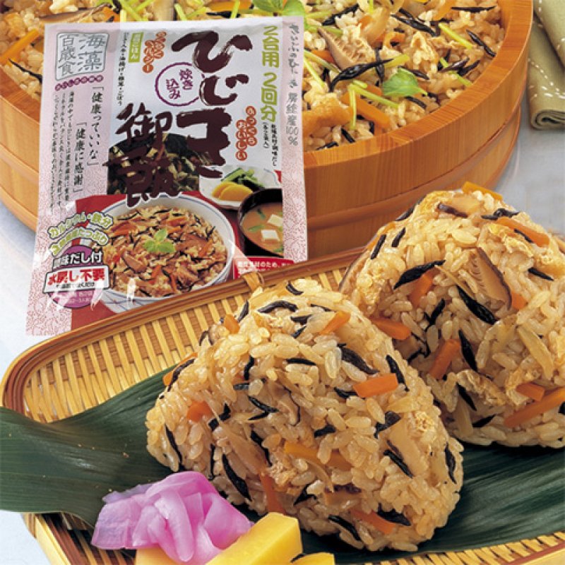 画像2: 炊き込みひじきご飯の素 （3合2回分）"Seasoning for takikomi hijiki rice "
