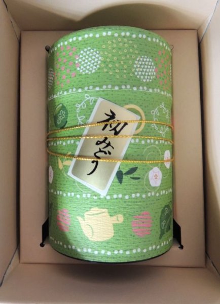 画像1: 限定品 お年賀用静岡県産深蒸し茶「初みどり」缶入り（グリーン缶） (1)