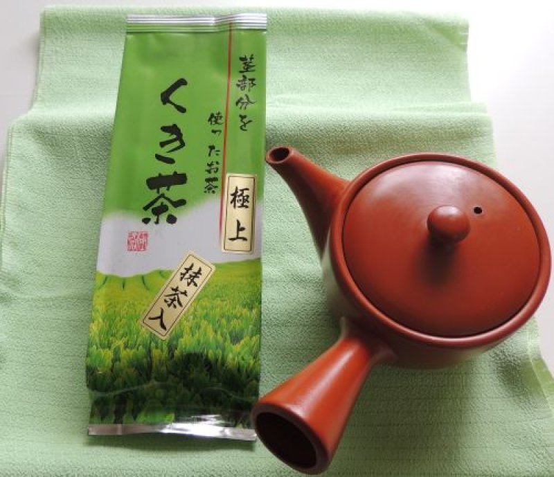 画像3: 極上くき茶 ( 抹茶入り）　Premium Kuki cha (Stem tea) with Matcha　100ｇ