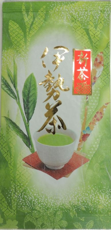画像1: 新茶　伊勢深蒸し茶（グリーン袋）ISE CHA Deep steamed green tea (Green Pakage) (1)