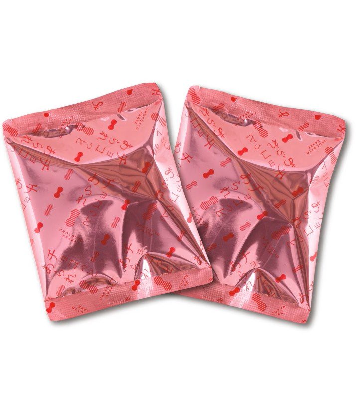 画像2: チョコっとあられ イチゴ 袋入（18g×6袋）"Choco&Arare Strawberry  18gX6packs" (2)